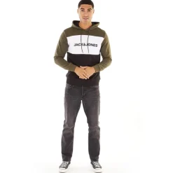 Sale JACK & JONES JACK AND JONES Herre Glenn Sq354 Slim Jeans Vasket Sort