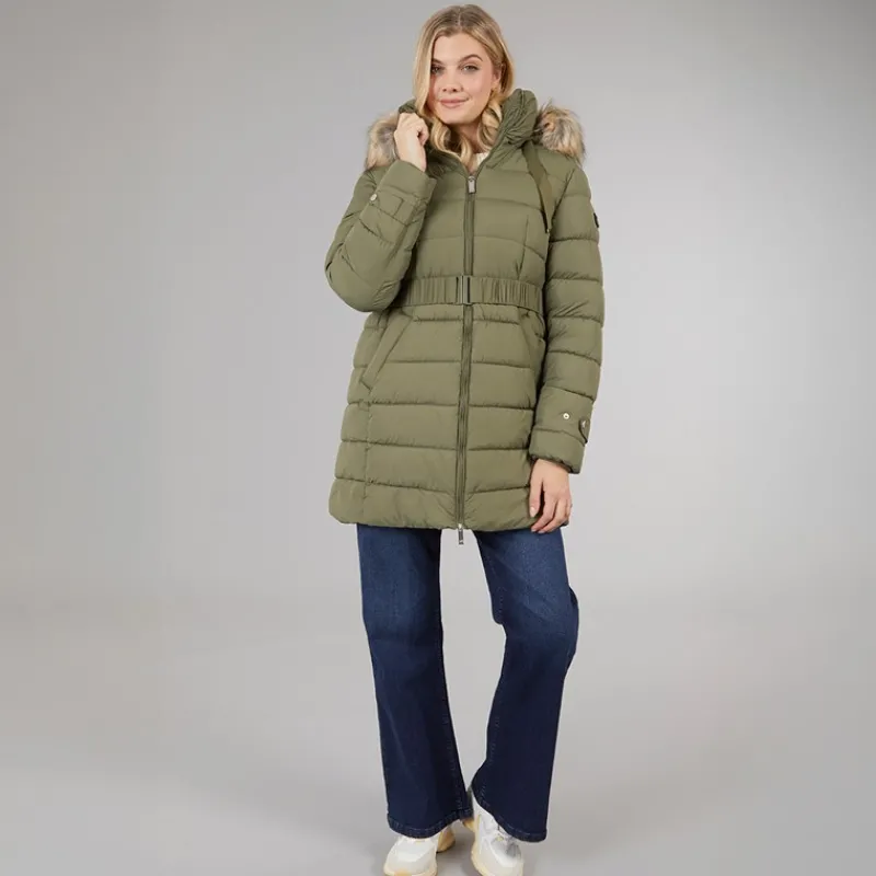 Outlet True North Jakke til kvinder P.380t Oliven Grøn
