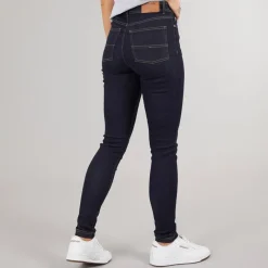 Online Bench Jeans Fay Skinny til Kvinder Blækvaske Mørkeblå