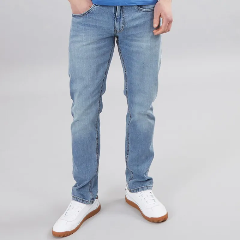 Best Indicode Jeans til Herre Tony Regular Fit Blå Vask Lyseblå