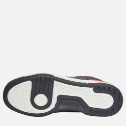 Clearance Levi's Junior Dereck Hi Top Sneakers Marine Rød 0290 Marineblå