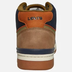 Discount Levi's Junior Dereck Sneakers Navy / Khaki 1691 Marineblå