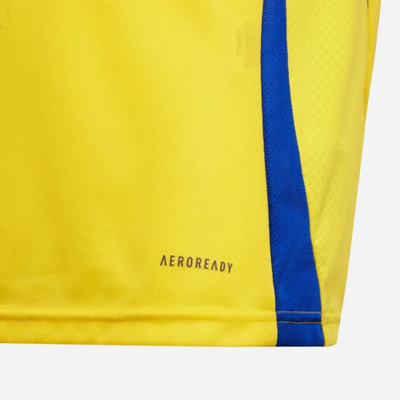 Clearance adidas Junior Drenge ANFC Al-Nassr 24/25 Hjemme Trøje Impact Yellow/Royal Blue