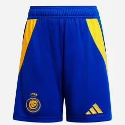 Online adidas Junior Drenge ANFC Al-Nassr 24/25 Hjemme Shorts Team Royal Blue/Impact Yellow