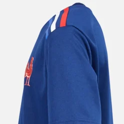 Hot adidas Junior Drenge FFC Frankrig Rugby Hjemme Supporter Trøje Dark Blue