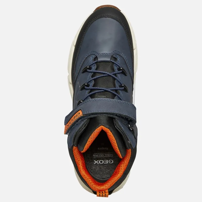 Hot GEOX Junior Drenge Flexypher Plus Støvler Marineblå/Sort Marineblå