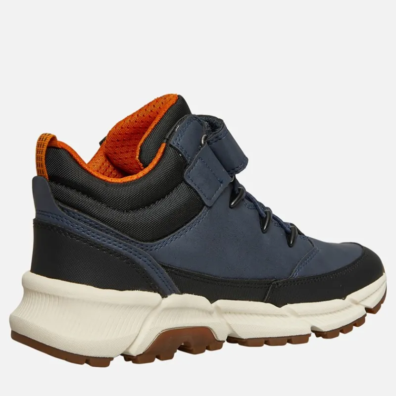 Hot GEOX Junior Drenge Flexypher Plus Støvler Marineblå/Sort Marineblå
