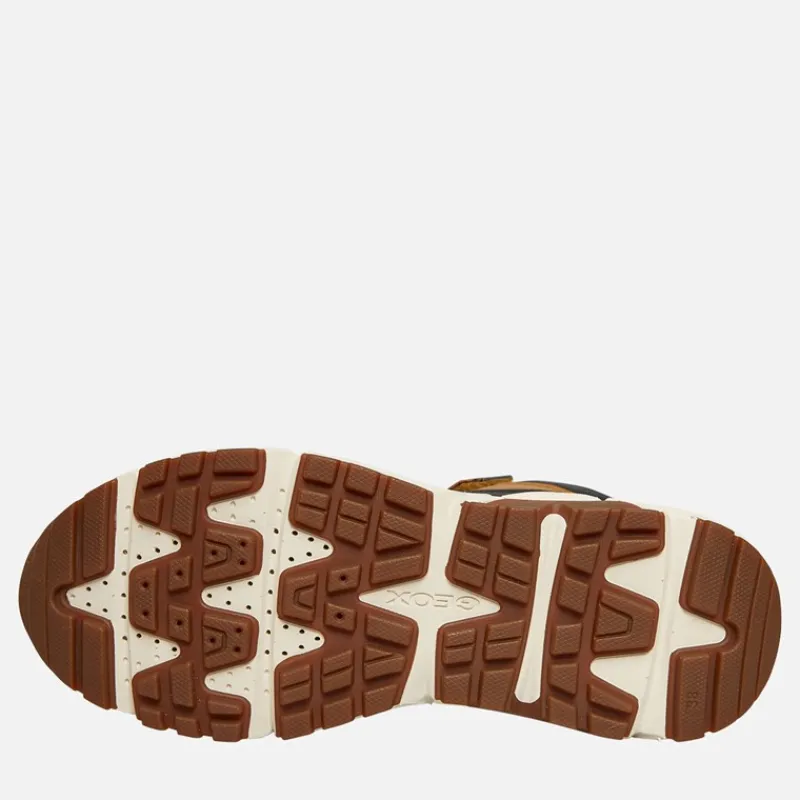 Clearance GEOX Junior Drenge Flexypher Plus støvler mørk gul / sort Flerfarvet