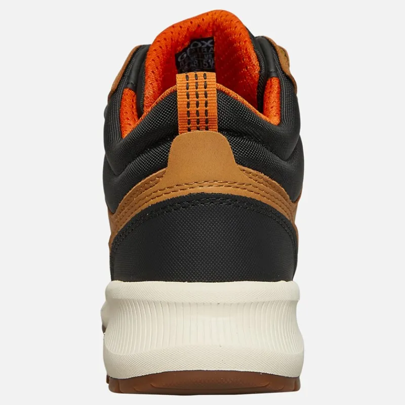 Clearance GEOX Junior Drenge Flexypher Plus støvler mørk gul / sort Flerfarvet