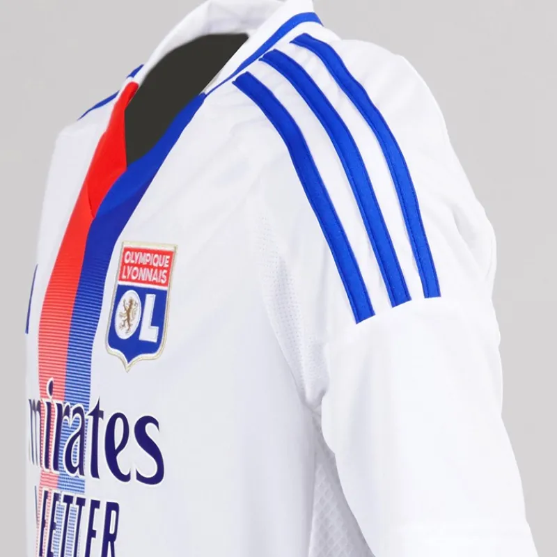 adidas Junior Drenge OL Olympique Lyon 24/25 hjemme trøje Hvid