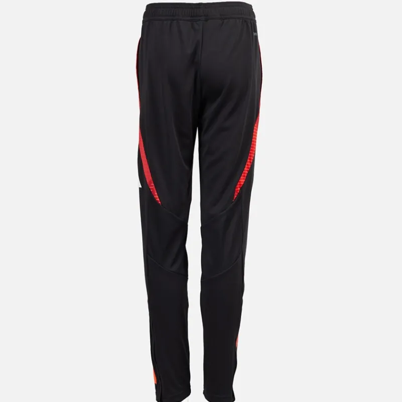 New adidas Junior Drenge OL Olympique Lyon træningsbukser Sort/App Solar Red