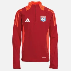 Discount adidas Junior Drenge OL Olympique Lyon træningsbluse Team Power Red 2