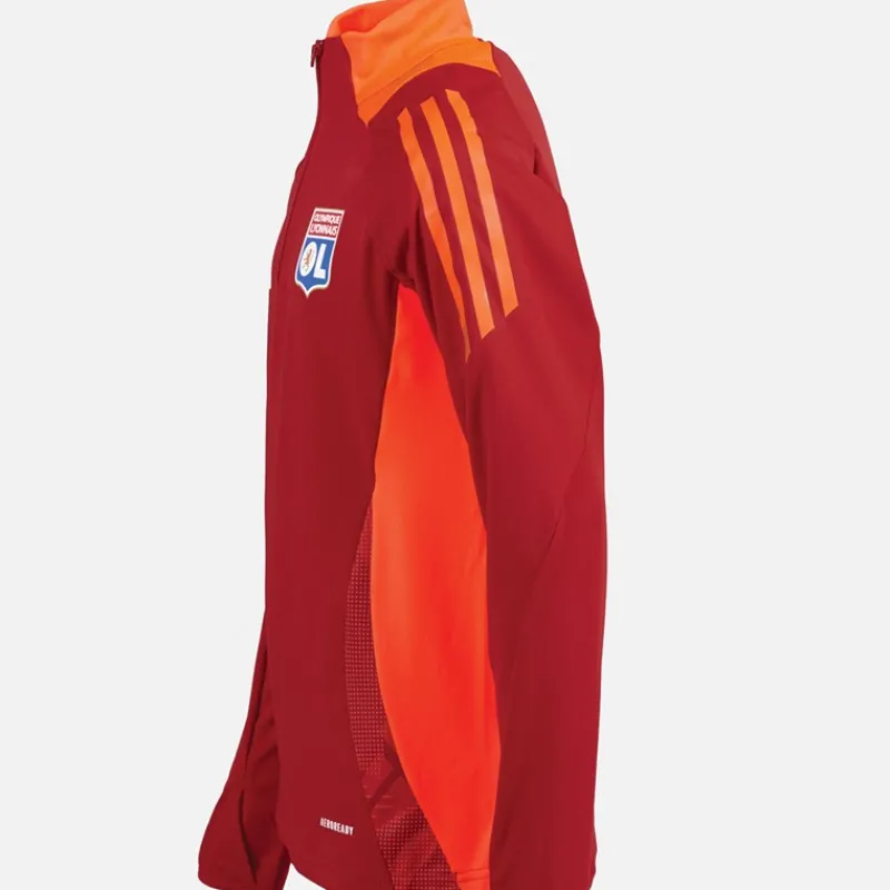 Discount adidas Junior Drenge OL Olympique Lyon træningsbluse Team Power Red 2