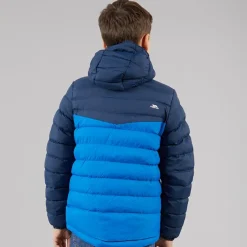 Clearance Trespass Junior Drenge Oskar Vatteret Hættejakke Navy /​ Blå