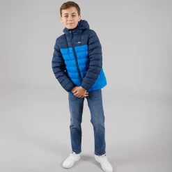 Clearance Trespass Junior Drenge Oskar Vatteret Hættejakke Navy / Blå