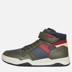 GEOX Junior Drenge Perth høj top sneakers Military/​Navy Flerfarvet