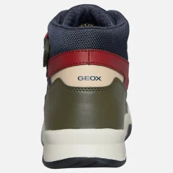 GEOX Junior Drenge Perth høj top sneakers Military/Navy Flerfarvet