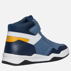 Hot GEOX Junior Drenge Perth høj top sneakers Avio/​Grå Blå