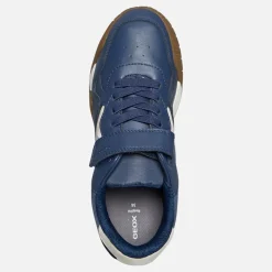 GEOX Junior Drenge Rann træningssko navy/​lys elfenben Navy/​Lt Ivory Marineblå