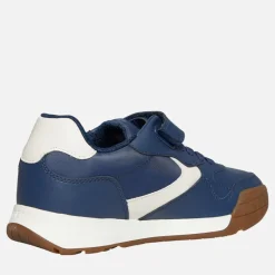 GEOX Junior Drenge Rann træningssko navy/​lys elfenben Navy/​Lt Ivory Marineblå