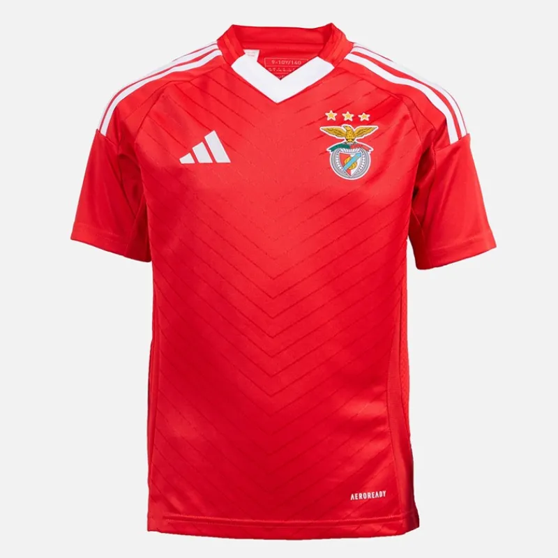 Hot adidas Junior Drenge SLB Benfica 24/25 hjemme trøje Benfica Red