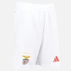Outlet adidas Junior Drenge SLB Benfica 24/25 hjemme shorts Hvid