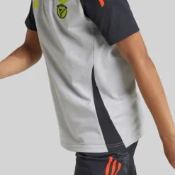 Online adidas Junior Drenge SLB Benfica polo skjorte Light Solid Grey/Semi Solar Orange