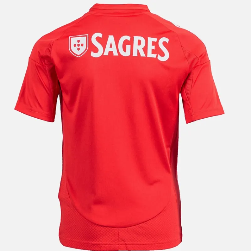 Clearance adidas Junior Drenge SLB Benfica 24/25 hjemme trøje Benfica Red
