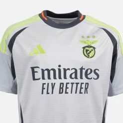 Sale adidas Junior Drenge SLB Benfica 24/​25 tredje trøje Light Solid Grey