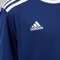 Discount adidas Junior Entrada 18 T-shirt Dark Blue/Hvid Marineblå