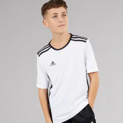 New adidas Junior Entrada 18 T-shirt /​Sort Hvid