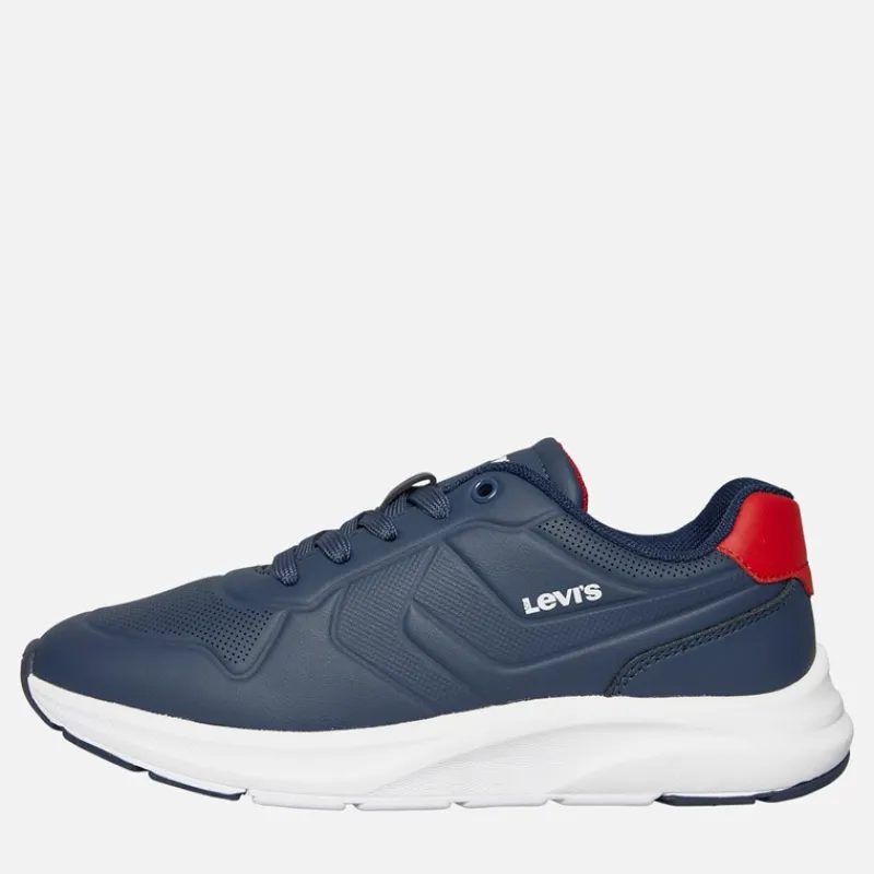 Best Levi's Junior Larry Sneakers Navy / Red 0290 Marineblå