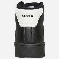 Discount Levi's Junior New Union Hi Top Sneakers Hvid 0008 Sort