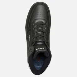 Discount Levi's Junior New Union Hi Top Sneakers Hvid 0008 Sort
