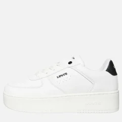 Best Levi's Junior New Union Sneakers Sort 0062 Hvid