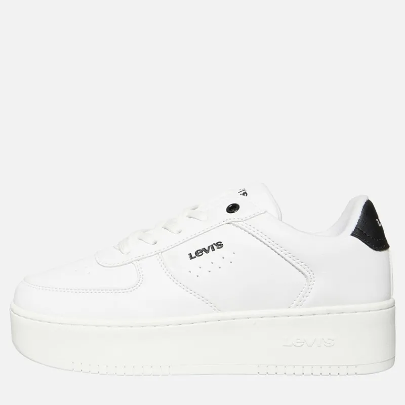 Best Levi's Junior New Union Sneakers Sort 0062 Hvid