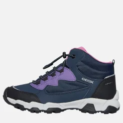 Hot GEOX Junior Piger Magnetar Ankelstøvler Navy/​Violet