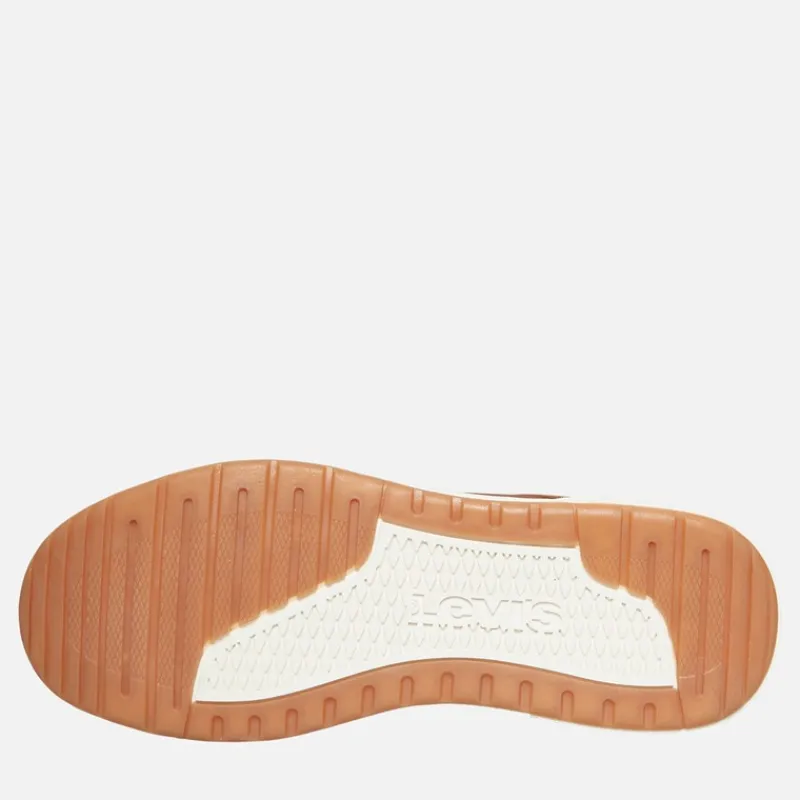 Clearance Levi's Junior Piper Sneakers Cognac 0241 Brun