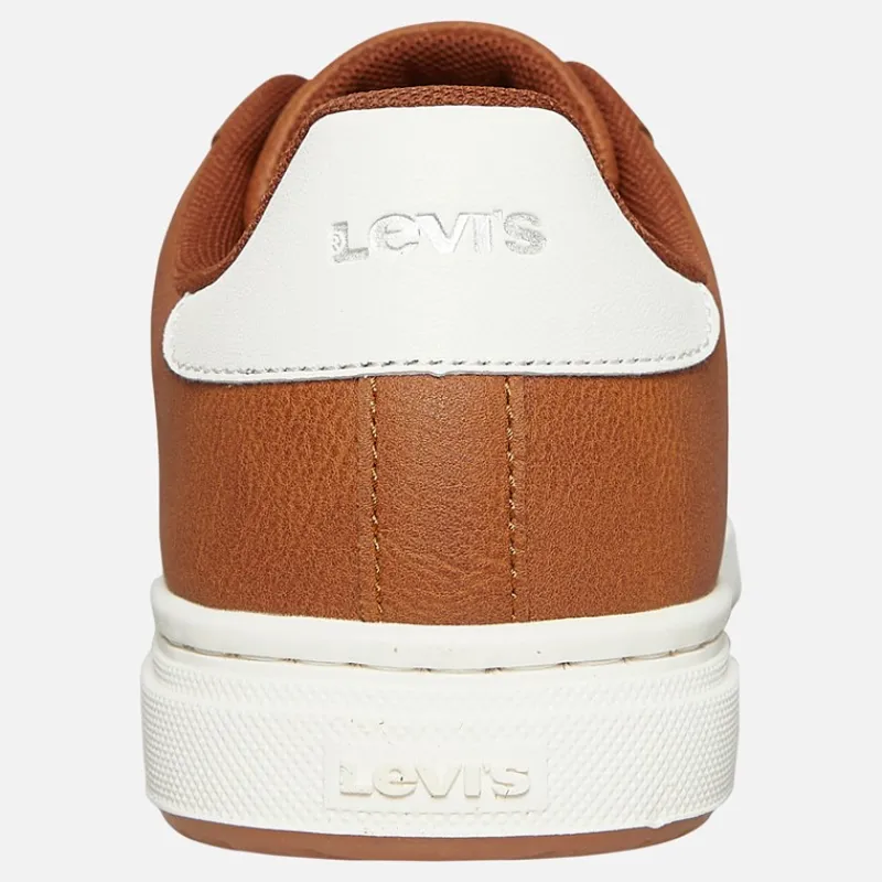Clearance Levi's Junior Piper Sneakers Cognac 0241 Brun