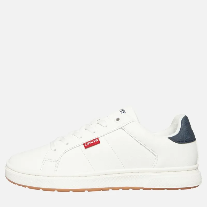 Discount Levi's Junior Piper Sneakers Blå 0063 Hvid