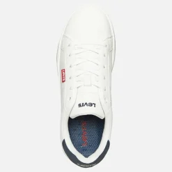 Discount Levi's Junior Piper Sneakers Blå 0063 Hvid