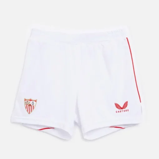 Best Castore Junior SFC Sevilla FC 23 /​ 24 Fodbold Base Hjemme Shorts Brilliant Hvid