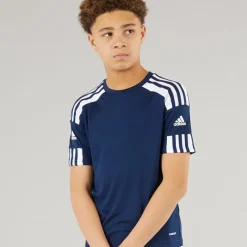 Best adidas Junior Squadra 21 T-shirt Team Navy Blue/Hvid Marineblå