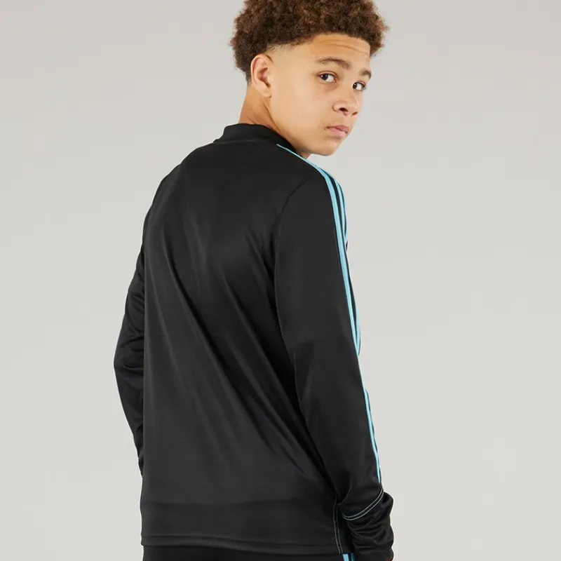 Outlet adidas Junior Tiro 23 Club 1/4 Zip Træningstop /Preloved Blue Sort