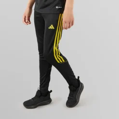 Clearance adidas Junior Tiro 23 Club Træningsbukser Sort/​Bright Yellow