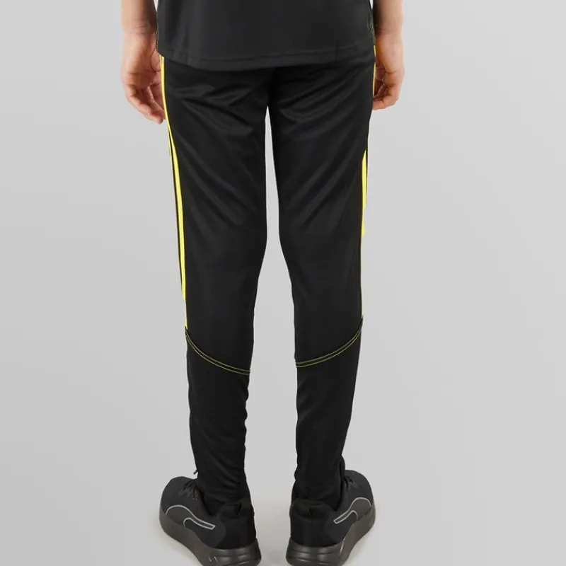 Clearance adidas Junior Tiro 23 Club Træningsbukser Sort/Bright Yellow