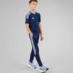 Clearance adidas Junior Tiro 23 League T-shirt Team Navy Blue/​Hvid Marineblå