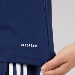 Clearance adidas Junior Tiro 23 League T-shirt Team Navy Blue/​Hvid Marineblå