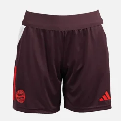 Discount adidas Kvinder FCB FC Bayern München træningsshorts Shadow Maroon/Rød