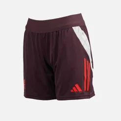 Discount adidas Kvinder FCB FC Bayern München træningsshorts Shadow Maroon/​Rød